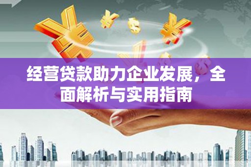 墨竹工卡经营贷款助力企业发展，全面解析与实用指南
