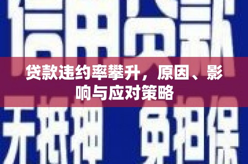 墨竹工卡贷款违约率攀升，原因、影响与应对策略