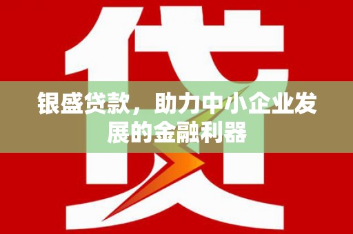 墨竹工卡银盛贷款，助力中小企业发展的金融利器