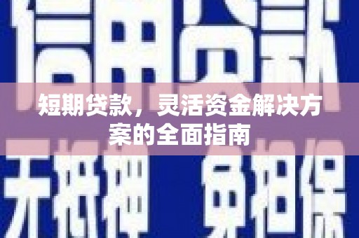墨竹工卡短期贷款，灵活资金解决方案的全面指南