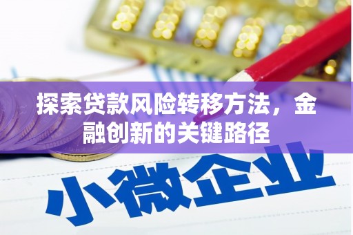 墨竹工卡探索贷款风险转移方法，金融创新的关键路径