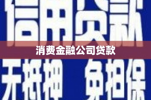 墨竹工卡消费金融公司贷款