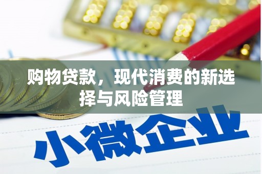 墨竹工卡购物贷款，现代消费的新选择与风险管理
