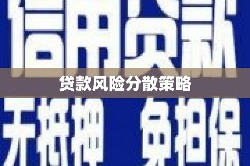 墨竹工卡贷款风险分散策略