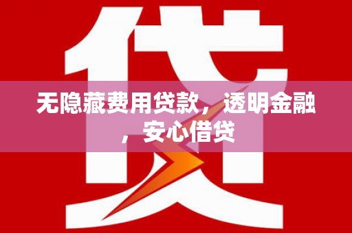 墨竹工卡无隐藏费用贷款，透明金融，安心借贷
