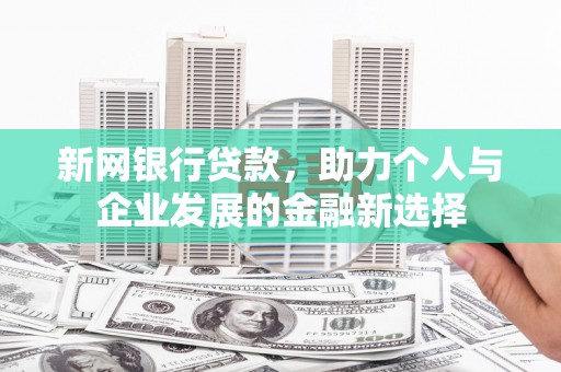 墨竹工卡新网银行贷款，助力个人与企业发展的金融新选择