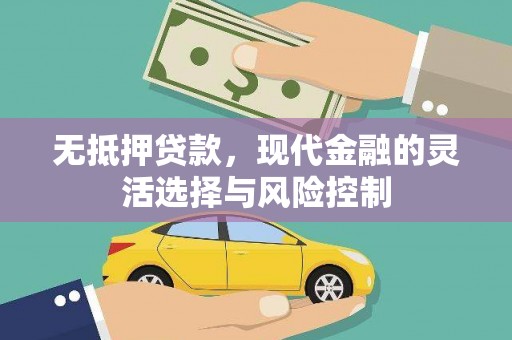 墨竹工卡无抵押贷款，现代金融的灵活选择与风险控制