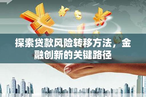 墨竹工卡探索贷款风险转移方法，金融创新的关键路径