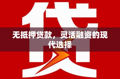 墨竹工卡无抵押贷款，灵活融资的现代选择