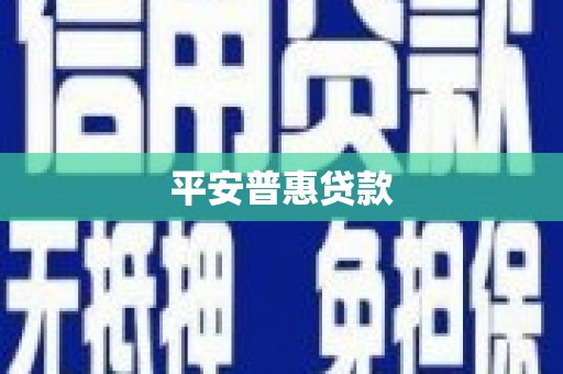 墨竹工卡平安普惠贷款