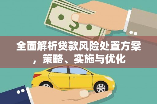 墨竹工卡全面解析贷款风险处置方案，策略、实施与优化