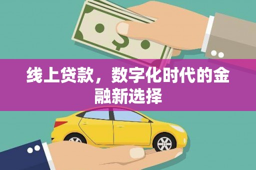 墨竹工卡线上贷款，数字化时代的金融新选择